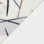 Набор салфеток сервировочных Доляна «Абстракция», 4 шт, 30×45 см, цвет белый с чёрным - фото 4404296