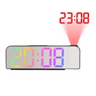Часы - будильник электронные настольные с проекцией на потолок, термометром, календарем, USB - Фото 1