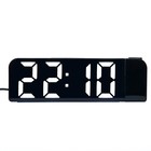 Часы - будильник электронные настольные с проекцией на потолок, термометром, календарем, USB - Фото 2