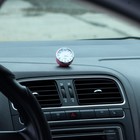 Часы автомобильные, внутрисалонные, d 4.5 см, розовые - фото 5964629