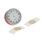 Часы автомобильные, внутрисалонные, d=4.5 см, красные - Фото 2