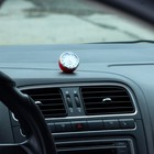 Часы автомобильные, внутрисалонные, d 4.5 см, красные - фото 9933309