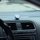 Часы автомобильные, внутрисалонные, d 4.5 см, синие - фото 9933313