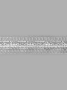 Шторная лента классическая, органза, 2.5 см, 100±1 м, прозрачная, белая - Фото 3