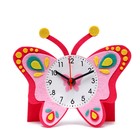 Часы настольные DIY "Бабочка из фетра" детские, набор для творчества, 23 х 21 см, АА - фото 7903474