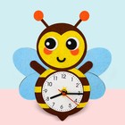 Часы настольные DIY "Пчелка", плавный ход, 23 х 21 см - фото 2154166