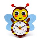 Часы настольные DIY "Пчелка из фетра" детские, набор для творчества, 23 х 21 см, АА - Фото 2