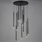 Светильник-каскад "Локус" 12хLED 36Вт 4000K черный 60х60х313,5см BayerLux - фото 23237175