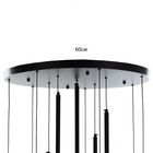 Светильник-каскад "Локус" 12хLED 36Вт 4000K черный 60х60х313,5см BayerLux - фото 23237177