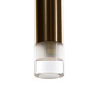 Светильник-каскад "Локус" 12хLED 36Вт 4000K золото 60х60х313,5см BayerLux - фото 23237189