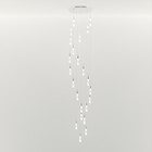 Светильник-каскад "Дрим" 24хLED 72Вт 3000K серебро 60х60х300см BayerLux 9912872 Светильник-каскад "Дрим" 24хLED 72Вт 3000K серебро 60х60х300см BayerLux 9912872