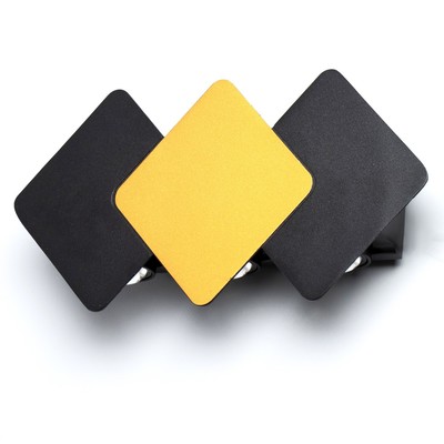 Бра «Алир» LED 4 Вт 3000К IP65 черно-золотой 15×3.8×12 см