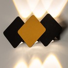 Бра "Алир" LED 4Вт 3000К IP65 черно-золотой 15х3,8х12 см 9914744 - фото 14258672