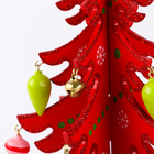 Новогодний сувенир «Красная ёлочка» 12 × 12 × 22 см - Фото 3