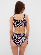 Купальник раздельный с высокой посадкой женский MIST, размер XS, розовый - Фото 5