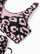 Купальник раздельный с высокой посадкой женский MIST, размер XS, розовый - Фото 7