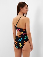 Купальник женский слитный с вырезом на животе MIST, размер 40 (XS), чёрный - Фото 4