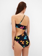 Купальник женский слитный с вырезом на животе MIST, размер 42 (S), чёрный - Фото 5