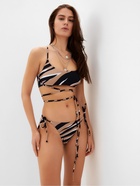 Купальник раздельный с завязками женский MIST, размер XS - Фото 1