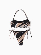 Купальник раздельный с завязками женский MIST, размер XS - Фото 16