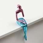 Фигурка настольная полистоун «Человек в наушниках», на полку, розово-голубой, 5.9×9.4×23 см - Фото 3