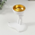 Курильница для благовоний, подставка для конусов «Человечек», набор 2 шт., полистоун, белый, 10.9×6.4×9.9 см - Фото 3