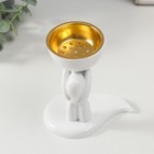 Курильница для благовоний, подставка для конусов «Человечек», набор 2 шт., полистоун, белый, 10.9×6.4×9.9 см - Фото 5