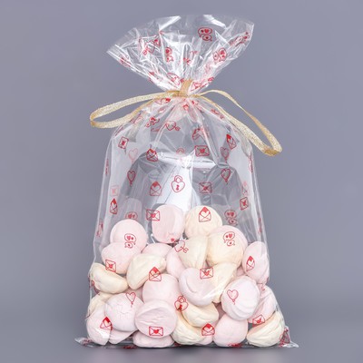 Пакет фасовочный БОПП, «Почта любви», для сладостей и подарков, 20×35 см