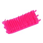 Лапомойка для средних собак с силиконовыми ворсинками 10×10×15 см, розовая - Фото 5
