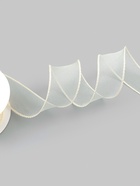 Лента капроновая «Волна», с блеском, 40 мм, 10±1 м, сливочная №3 - Фото 3