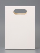 Коробка-пакет, с окном, белый, 20×14×7 см - Фото 5