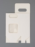 Коробка-пакет с окном, белый, 15×10×6 см 9898514