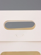 Подарочная коробка - пакет, с окном, белый, на липучке, с вырубной ручкой, 20×14×8 см - Фото 3