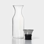 Графин «Тео», 1 л, с крышкой-клапаном, стекло, прозрачный - Фото 3