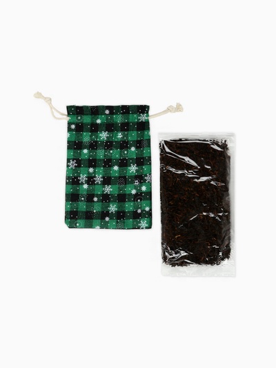 Чай чёрный в холщовом мешке «Дед Мороз», 30 г