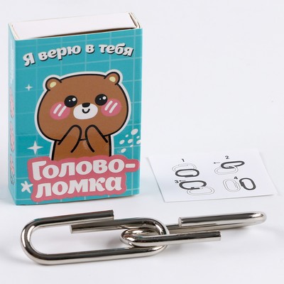 Головоломка металлическая Puzzle «Милашки», МИКС