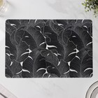 Салфетки сервировочные на стол «Мираж», 4 шт., 30×45 см, чёрные - Фото 4