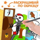 Раскраска для малышей «Лесные животные», по образцу, А5, 12 стр. - Фото 4