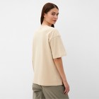 Футболка женская MIST Basic, бежевый, р. S-M 9718820