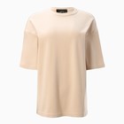 Футболка женская MIST Basic, бежевый, р. S-M 9718820