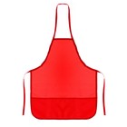 Фартук для труда + нарукавники Calligrata, 550×440/250×160 мм, размер M (рост 122-158), красный - Фото 2