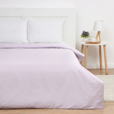 Пододеяльник евро «Этель» Lilac field, 200×215 см, мако-сатин