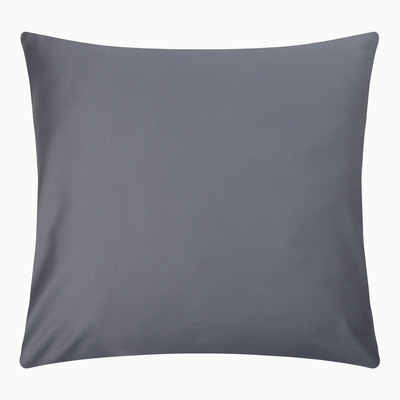 Наволочка «Этель», 70×70 см, 100% хлопок, мако-сатин, тёмно-серая