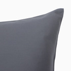 Наволочка Этель 70х70 см, цвет темно-серый, мако-сатин, 114г/м2, 100% хлопок - Фото 2