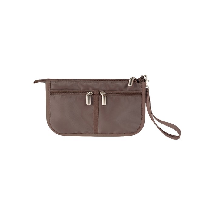 Органайзер для сумки SOFIA mini, 22х13х4.5 см, 7 карманов, коричневый - Фото 1