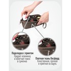 Органайзер для сумки SOFIA mini, 22х13х4.5 см, 7 карманов, коричневый - Фото 7