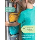 Кармашки в садик «Львенок», 83х24 см, для детского шкафчика, серый - Фото 5
