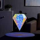 Светодиодная фигура «Бриллиант» 25 × 30 × 25 см, пластик, 220 В, свечение белое, УЦЕНКА 10205543 - фото 3663268