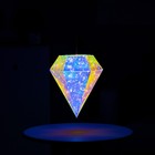 УЦЕНКА Светодиодная фигура «Бриллиант», 25×30×25 см, пластик, 220 В, свечение белое - Фото 4