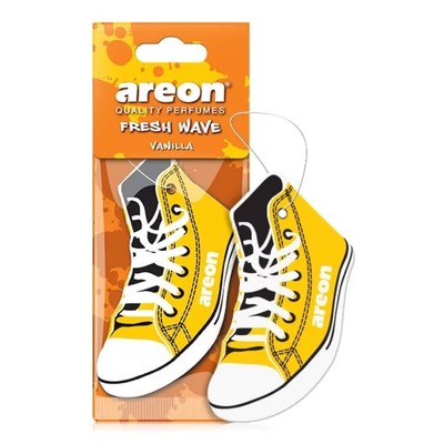 Ароматизатор Areon Fresh Wave Dry, на зеркало, аромат ваниль 392010a